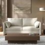 Beige Chenille 3 Seater Sofa – Kennedy