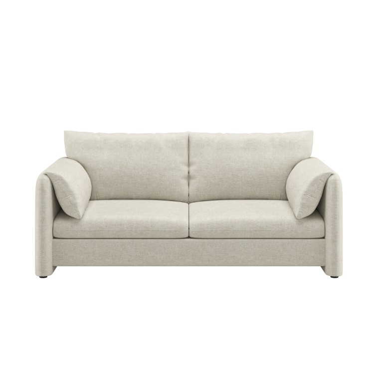 Beige Chenille 3 Seater Sofa – Kennedy