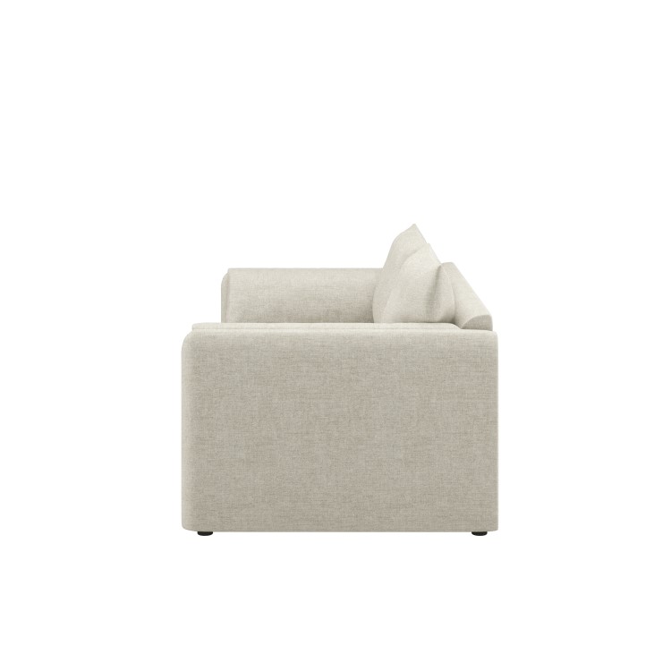 Beige Chenille 3 Seater Sofa – Kennedy