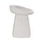 Cream Textured Fabric Swivel Dressing Table Stool - Koda