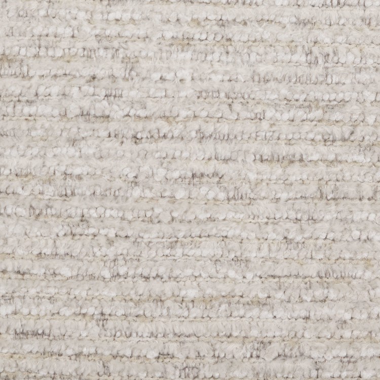 Cream Textured Fabric Swivel Dressing Table Stool - Koda