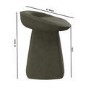 Green Chenille Swivel Dressing Table Stool - Koda