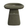 Green Chenille Swivel Dressing Table Stool - Koda