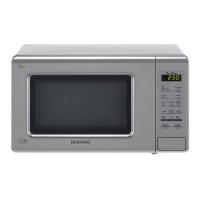 Daewoo KOR6M1RDSLR 20L Digital Microwave With Duoplate - Silver