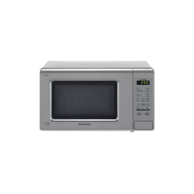 Daewoo KOR6M1RDSLR 20L Digital Microwave With Duoplate - Silver