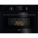 KOX36506GB AEG 5000 CombiAir Built-In Microwave with Grill - Black