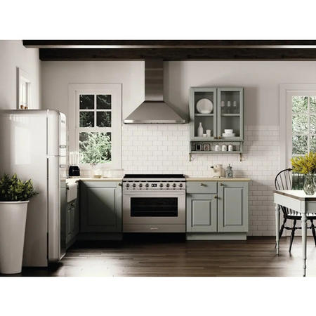 Smeg Portofino 90cm Chimney Hood - Stainless Steel