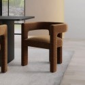 78913937/1/KRA003 IMPERFECT - Kirra Burnt Orange Luxury Curved Dining Chair