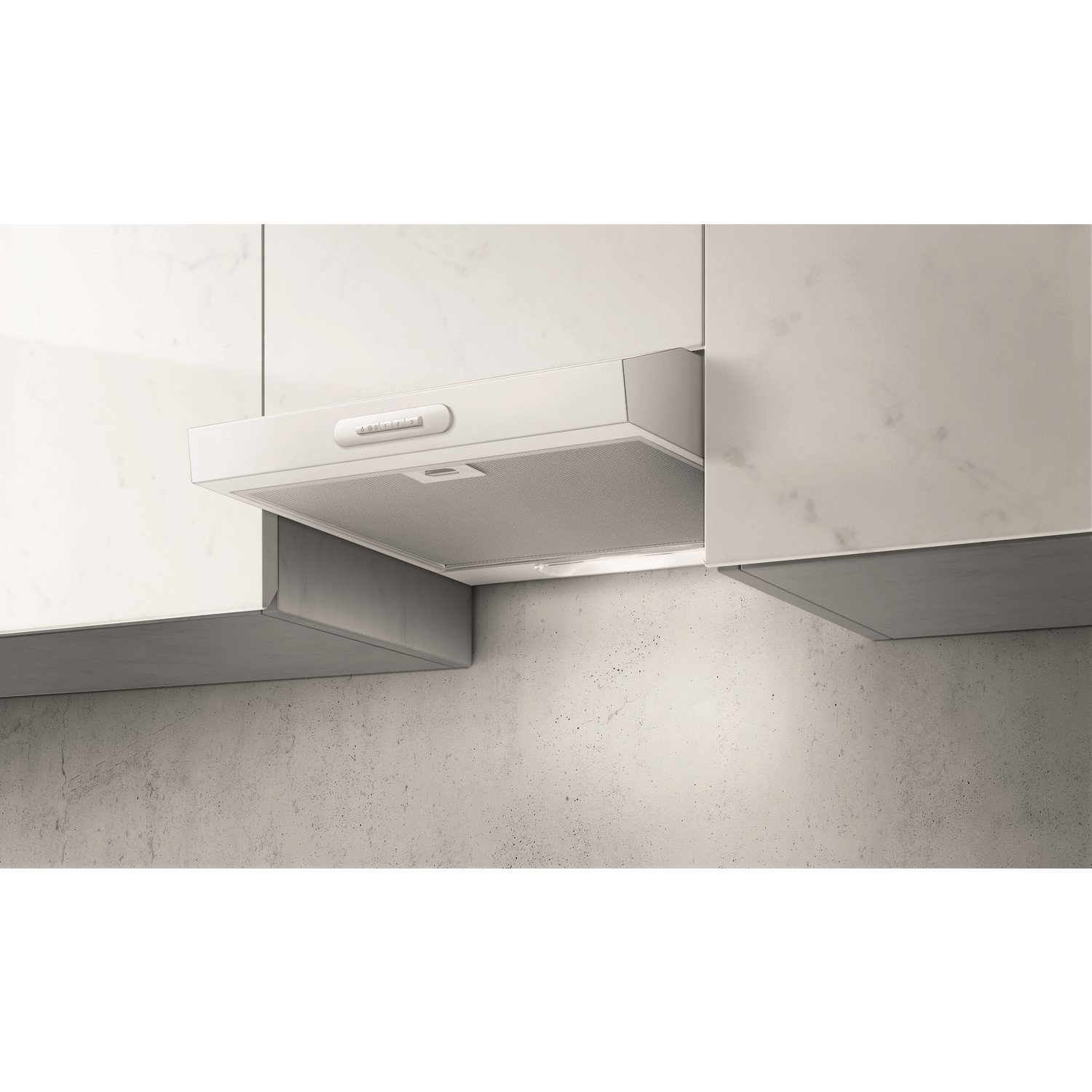 Elica 60cm Visor Cooker Hood White BuyItDirect.ie