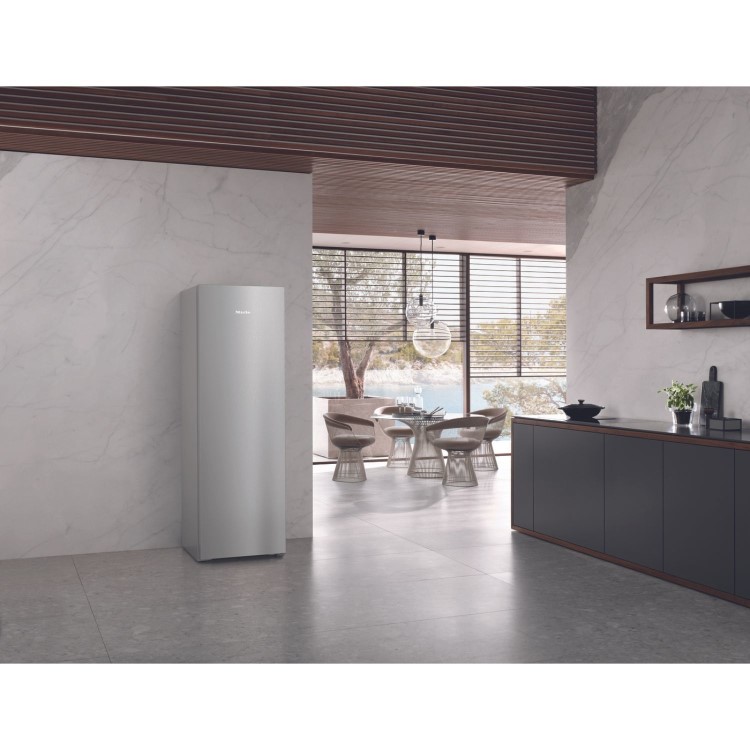 Refurbished Miele K4000 KS4383DDel Freestanding 399 Litre Larder Fridge Silver