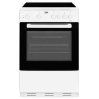 Beko KSC611W 60cm Single Oven Electric Cooker With Ceramic Hob - White