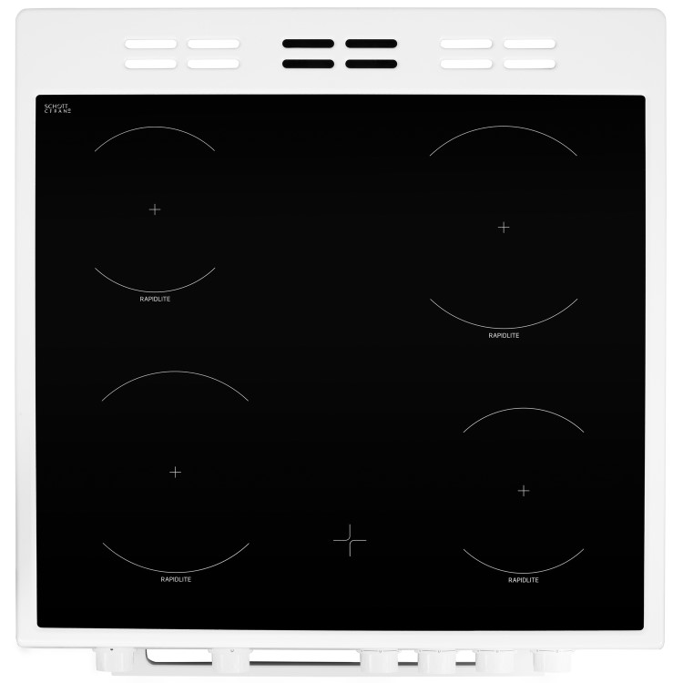 Beko KSC611W 60cm Single Oven Electric Cooker With Ceramic Hob - White