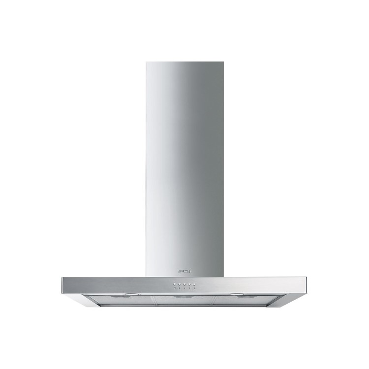 Smeg KS90XE-2 Symphony 90cm T-Shape Chimney Cooker Hood Stainless Steel