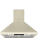 KSED65PE Smeg 60cm Chimney Cooker Hood - Cream