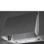 Smeg 60cm Integrated Cooker Hood - Silver