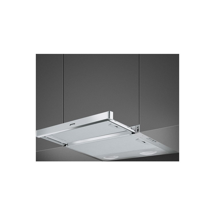 Refurbished Smeg Cucina KSET61E2 60cm Telescopic Canopy Cooker Hood Stainless Steel