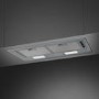 Smeg 74cm Canopy Cooker Hood - Silver