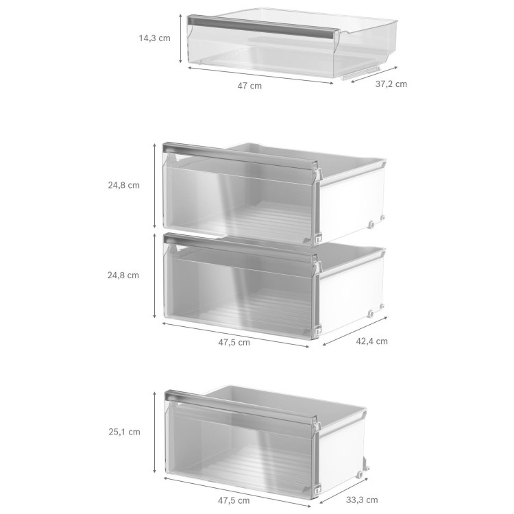 Bosch Series 4 402 Litre Freestanding Larder Fridge - White