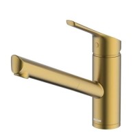 McAlpine Nethy Single Lever Kitchen Mixer Tap - Brass