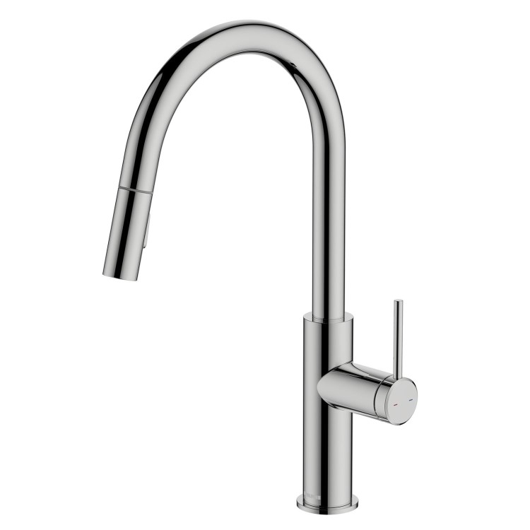 McAlpine Ness Dual Lever Kitchen Mixer Tap - Chrome