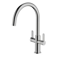 McAlpine Teviot Dual Lever Kitchen Mixer - Chrome