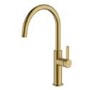 McAlpine Torridon Single Lever Kitchen Mixer Tap - Brass