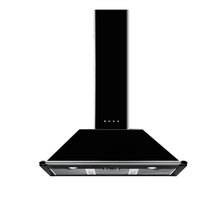 Smeg Victoria 100cm Chimney Cooker Hood - Black