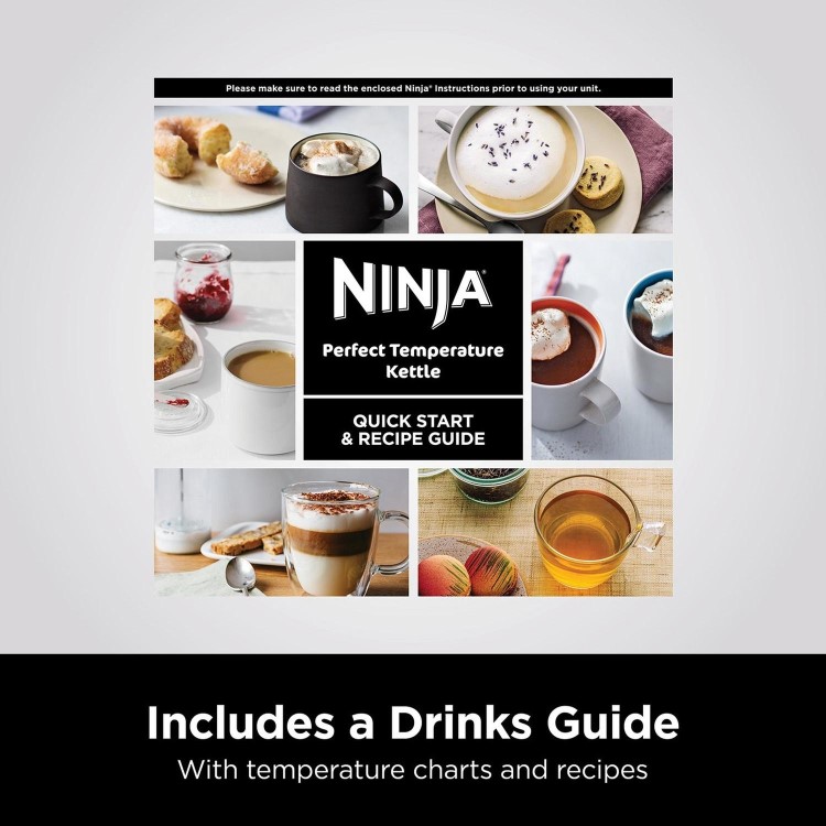 Refurbished Ninja 1.7L Perfect Temperature Kettle Stainless Steel