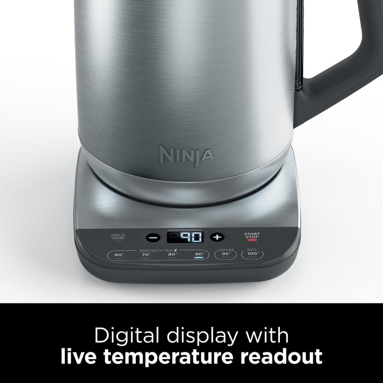 Refurbished Ninja 1.7L Perfect Temperature Kettle Stainless Steel