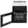 Beko 60cm Double Cavity Gas Cooker - White