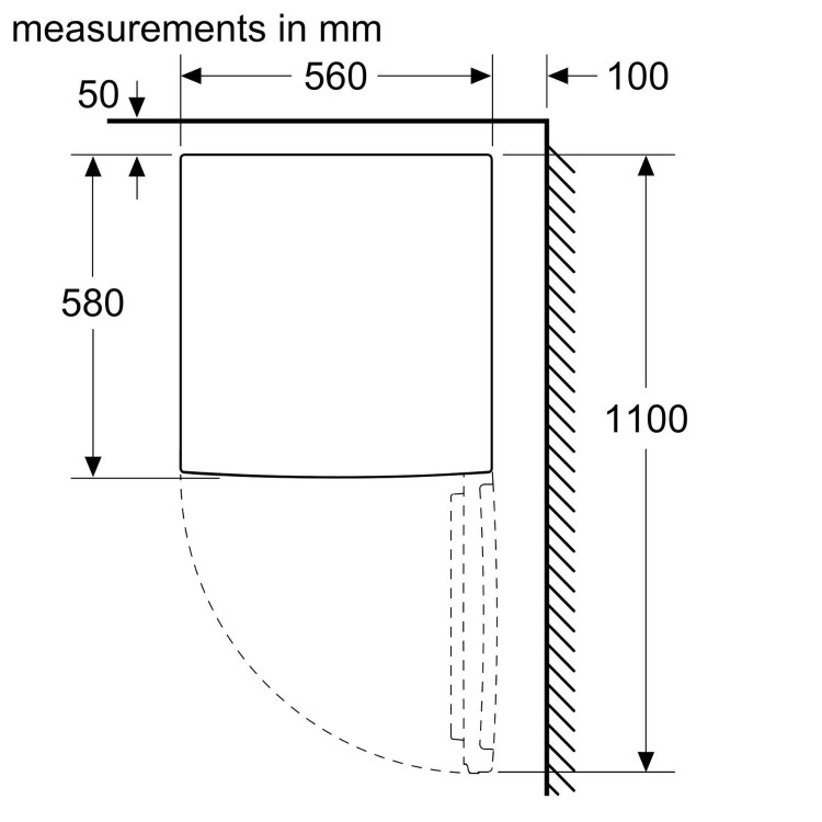 Bosch Series 2 120 Litre Under Counter Fridge - White