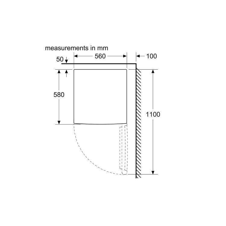 Bosch Series 2 134 Litre Under Counter Fridge - White