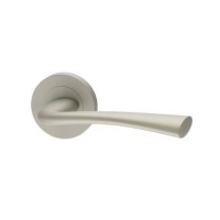 Internal Antique Brass Bathroom Lever Door Handle with Lock, Latch and Hinges Pack - 75mm Latch - Kuban - XL Joinery