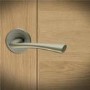 Internal Antique Brass Bathroom Lever Door Handle with Lock, Latch and Hinges Pack - 75mm Latch - Kuban - XL Joinery