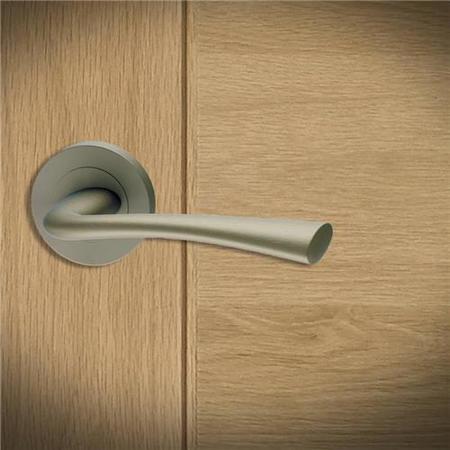 Internal Antique Brass Lever Fire Door Handle with Latch and Hinges Pack - 65mm Latch - Kuban - XL Joinery
