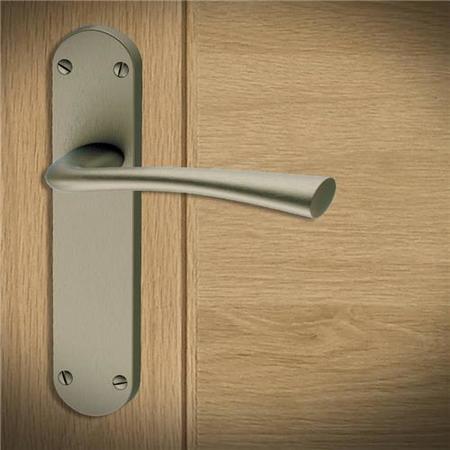 Internal Antique Brass Lever Door Handle with Latch and Hinges Pack - 65mm Latch - Kuban - XL Joinery