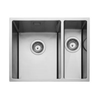 Rangemaster Kube 1.5 Bowl Inset / Undermount Chrome Stainless Steel Kitchen Sink Rangemaster Kube 1.5 Bowl Inset / Undermount Chrome Stainless Steel Kitchen Sink