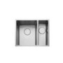 Rangemaster Kube 1.5 Bowl Inset / Undermount Chrome Stainless Steel Kitchen Sink
