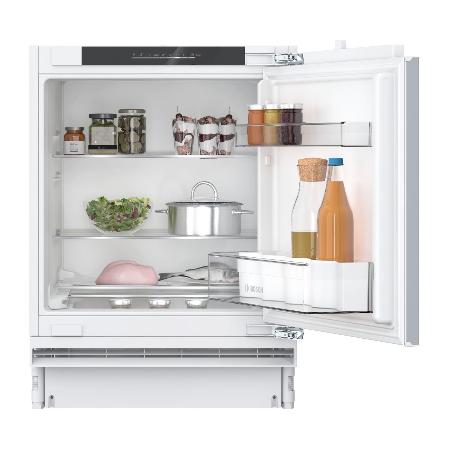 Bosch Series 4 134 Litre 82 cm Under Counter Integrated Fridge with Fixed Door Hinge