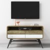 Kuta Reclaimed Wood TV Unit - Industrial Style TV&#39;s up to 36&quot;