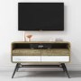 Kuta Reclaimed Wood TV Unit - Industrial Style TV's up to 36"