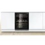 Bosch Series 6 44 Bottle Capacity Dual Zone Built-in Wine Cooler - Black