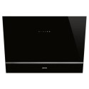 A2/KV28N Refurbished Smeg KV28N 80cm Angled Chimney Cooker Hood Black