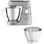 Refurbished Kenwood Chef Titanium Baker XL Stand Mixer with 7L & 5L Bowl in Silver