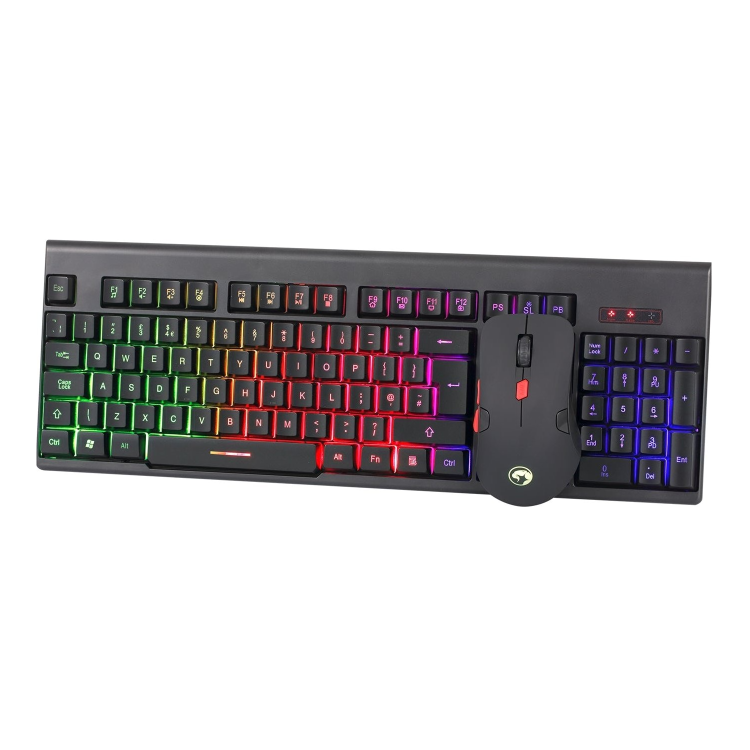 Marvo Scorpion KW512 Gaming Keyboard and Mouse Wireless Combo with 7 Light Modes