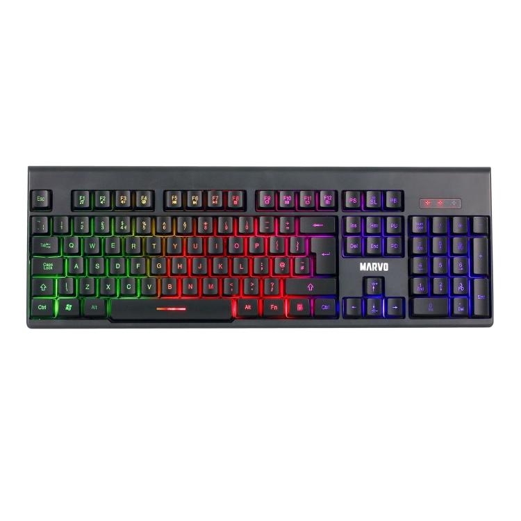 Marvo Scorpion KW512 Gaming Keyboard and Mouse Wireless Combo with 7 Light Modes