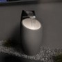 Oval Pouring Water Feature with LED Lights
