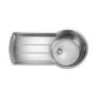 Rangemaster KY10001 Keyhole 1000x520 1.0 Bowl Reversible Stainless Steel Sink