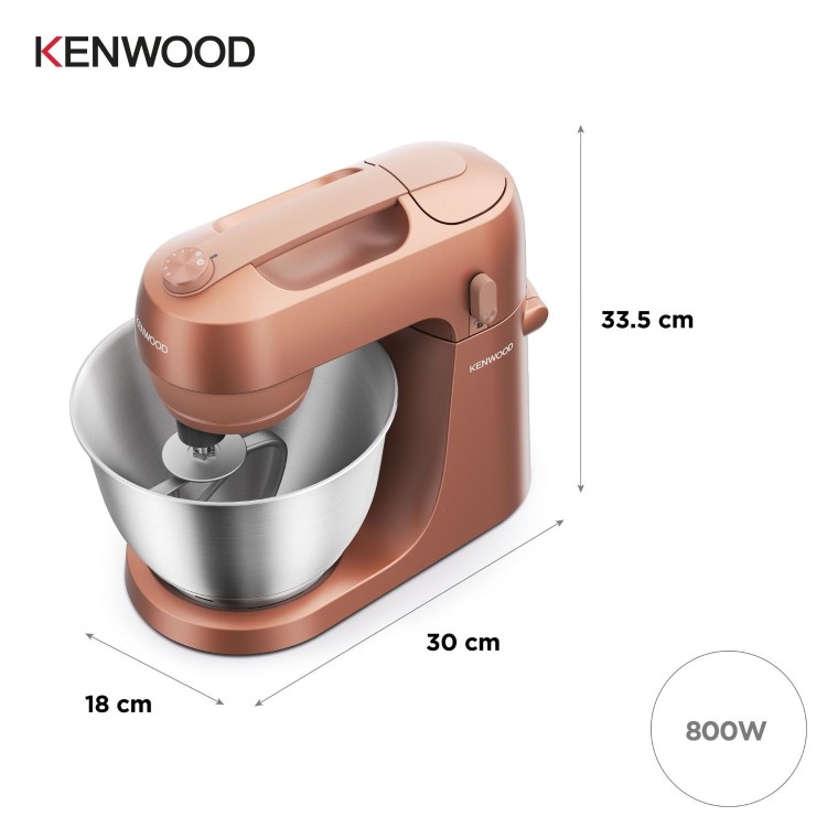 Kenwood KZM35.000RD Go Stand Mixer 4L 800W – Clay Red