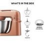 Kenwood KZM35.000RD Go Stand Mixer 4L 800W – Clay Red